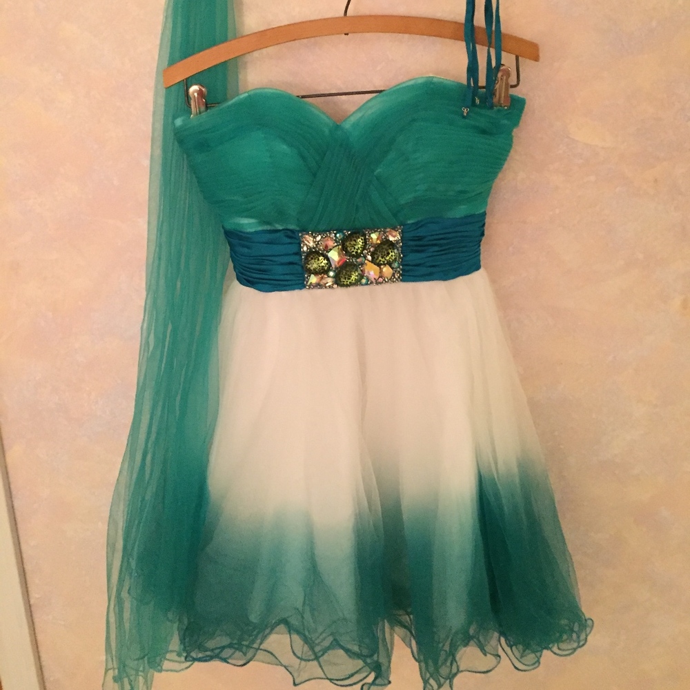 Short Strapless Homecoming/Prom/Pageant dress